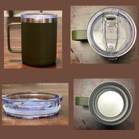 Veso-Mugs de voyage réutilisables en acier inoxydable, pour Sublimation, avec couvercle, isolé sous vide, tasses