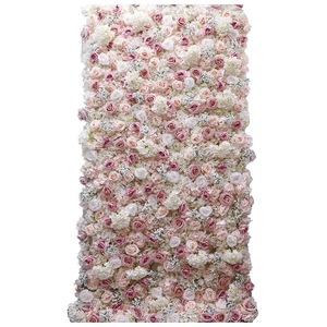 Panneau mural décoratif écologique en soie roulée 5D réaliste, fait main, avec roses et lotus, pour mariage, Noël, école - Product Image 6