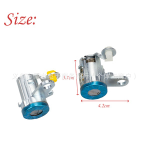 Cilindro de Cerradura de Puerta RLB-D-870 de Acero con 2 Llaves para Toyota Tacoma 1995-2004 - Product Image 4