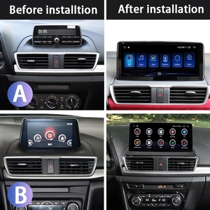 10.25 inch 2 din <span class=keywords><strong>Android</strong></span> đài phát thanh xe Carplay hệ thống cho MAZDA 3 AXELA 2015-2019 Stereo DVD đa phương tiện đơn vị đứng đầu GPS Xe Máy nghe nhạc - Product Image 2