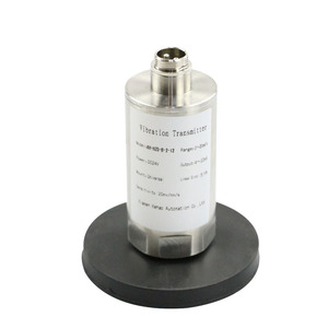 Sensor de aceleración por vibración a prueba de explosiones, universal integrado de 20mv 30mv 50mv, 4-20mA DC24V 0-20mm/s - Product Image 1