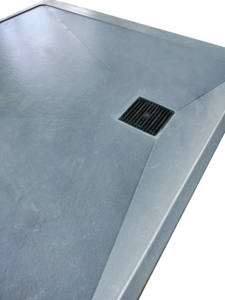 Salle de bain d'hôtel Nouveau design de sol de <span class=keywords><strong>douche</strong></span> Plateau en pierre et cabines de <span class=keywords><strong>douche</strong></span> Lavabo - Product Image 3