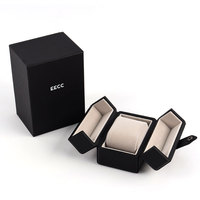Boîte à montre personnalisée avec logo, boîte de rangement de luxe en carton rigide, emballage en papier, boîte à montre en cuir PU, boîte cadeau pour montre