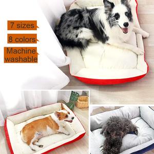 Cómoda Cama para Mascotas con Cojín Suave, Estilo Hueso, Plegable, Antideslizante, Resistente a Mordidas, Cama de Felpa para Perros - Product Image 5