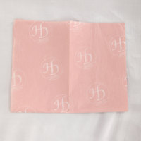 Papier de soie rose imprimé sur mesure, papier d'emballage avec logo personnalisé pour l'emballage de vêtements