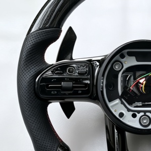 <span class=keywords><strong>Volante</strong></span> de Fibra de Carbono con Luces LED para <span class=keywords><strong>Mercedes</strong></span> Benz <span class=keywords><strong>AMG</strong></span> Clase A, Clase B, Clase C, Clase E, Clase S, Serie W213, G63, C63, C190, W253 - Product Image 2