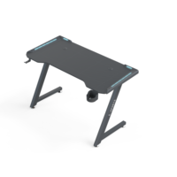 Table de jeu RGB d'occasion Beisijie, modèle E-Sports, avec accessoires, prix d'usine en gros, cadre noir en Z pour PC Gamer