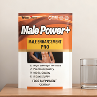 Comprimés de puissance masculine, vitalité masculine naturelle, stimulant énergétique, endurance, soutien immunitaire, compléments alimentaires quotidiens pour adultes