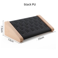 Support de présentation horizontal en bois massif pour anneaux, accessoires de présentation spéciaux pour magasin, support pour anneaux, organisateur de rangement pour bijoux