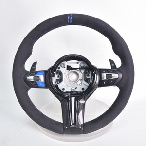 <span class=keywords><strong>Volante</strong></span> Deportivo Estilo CS con Detalles en Carbono y Alcántara para <span class=keywords><strong>BMW</strong></span> F10 F20 F22 F30 F31 M2 F87 <span class=keywords><strong>M3</strong></span> F80 M4 F82 F85 F90 F15 E70 E90, Disponible en Stock - Product Image 3