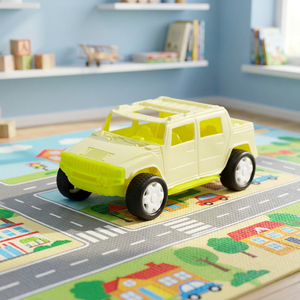 TOYBOLA Mini SUV Voiture jouet à friction à propulsion manuelle pour enfants, véhicule en plastique pour jeu en ville, emballé en BOPP - Product Image 3