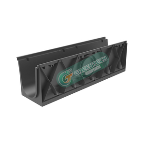Caniveau <span class=keywords><strong>de</strong></span> drainage modulaire en HDPE à connexion facile avec grille en plastique - Product Image 1
