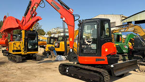 For Used KX165-5 KX163 Red Crawler Excavator 6.5 Tons Engine & Motor KYB Components 34.1KW Power for <b>Foundation</b> Digging - Product Image 2