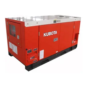 Kubota-generador de diésel silencioso, silenciador, 15 kva, 20 kva, 30 kva