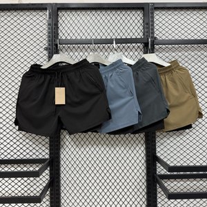 Pantalones Cortos Deportivos para Hombre, Doble Capa, Transpirables, de Secado Rápido, Anti-Transpiración, de Seda de Hielo, para Fitness, Running y Deportes al Aire Libre - Product Image 1