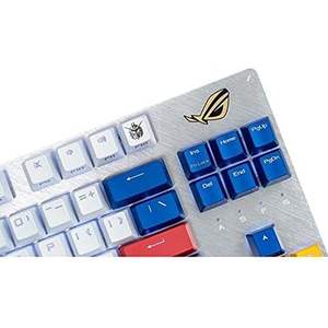 สำหรับ ROG Strix scope tkl GUNDAM Edition คีย์บอร์ดสำหรับเล่นเกมแบบกลไกมีสาย RGB แบ็คไลท์ป้องกันแสง ghosting สีน้ำเงินโปรแกรมได้ - Product Image 5