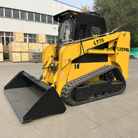 Caricatore Cingolato Idraulico da 700kg-1050kg con Trituratore Forestale per Macchinari Industriali