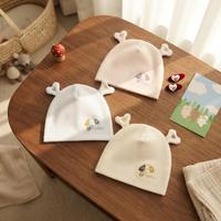 Bonnet pour bébé nouveau-né, 95% coton, double couche, doux, unisexe, motif dessin animé, pour le printemps et l'automne