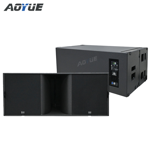 KA28 dual 18 inch high excursion subwoofer active powered high power bass reflex subwoofer 18 pulgadas IP55 waterproof speaker