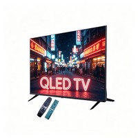 Televisor Inteligente QLED HDTV 4K de 32-65 Pulgadas, 120Hz, Directo de Fábrica, para Juegos