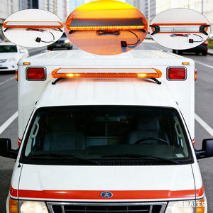 Barra de Luz LED de Advertencia Mejorada de 47" 120cm para Autos y Camiones, Luz Estroboscópica Multifunción de Emergencia para Techo, Asesor de Tráfico EcoSport - Product Image 1