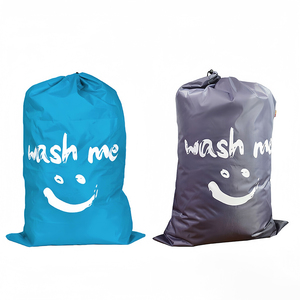 Sac de rangement à cordon en tissu Oxford personnalisé avec logo, grand format, lavable en machine, pour le rangement du linge et de la maison, idéal pour le salon moderne - Product Image 3