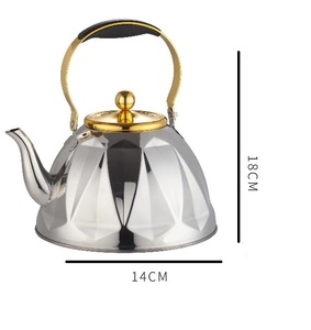 Stainless Steel Tea <strong>Kettle</strong> with <strong>Vintage</strong> Gas Induction New Design Metal Body Infuser Popular in Middle East - Product Image 4