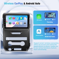 Unidad Principal para Auto con Pantalla Táctil de 9 Pulgadas, 2 Din, CarPlay, Android Auto, para Ford F150, Bluetooth, 4G, WiFi, Radio FM, SWC, GPS, Navegación