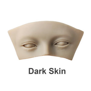 최신 눈썹 문신 마네킹 3D 얼굴 라텍스 영구 메이크업 PMU 현실적인 실리콘 반 얼굴 연습 피부 Microblading - Product Image 6