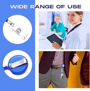 Lanière personnalisée avec enrouleur de badge rétractable, sublimation couleur intégrale, sangles de cou détachables avec porte-badge YoYo pour le bureau - Product Image 6