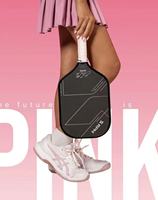 Rpm Ella Oh V2 Original 1:1 16mm 14mm Pickleball Paddle T700 Serat Karbon 16mm Disetujui USAPA Balap Tahan Lama Olymotion Sports