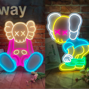 Nouveau néon lumière signe marque à la mode POP rue lumière lumineuse Patch bande lumineuse en forme de <span class=keywords><strong>Punk</strong></span> LOGO décoration personnalisée - Product Image 4