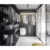 Dressing de Luxe de Style Moderne à l'Inspiration Chinoise pour Homme – Armoire Dressing avec Caisson en Contreplaqué – Solution de Rangement