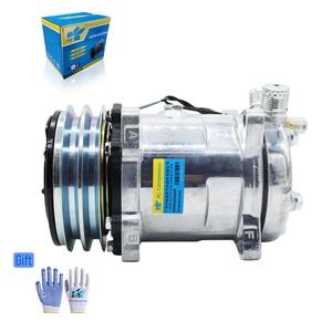 Compresseur de climatisation automobile S6627 24V 2PK pour camion - Product Image 1