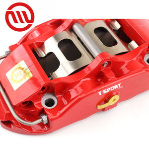 Sistema de frenos TTSPORT de alta calidad, Rotor de disco de freno, 330x28MM, para Volkswagen Golf 4, Kit de frenos de carreras rojo, TT5440 - Product Image 4