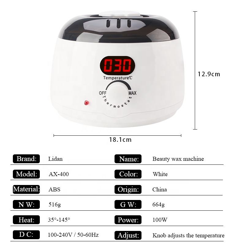 Hair Removal Electric Wax Warmer Machine Heater with Beans