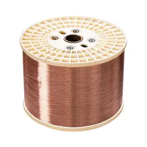 CCAM Wire Manufacture CCA Wire Cable Raw Material Copper Clad Aluminum Wire for Electric Cable Use