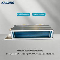 FP-34 Ventilo-convecteur horizontal dissimulé à conduit hydronique pour eau réfrigérée, unité de plafond pour chauffage et refroidissement
