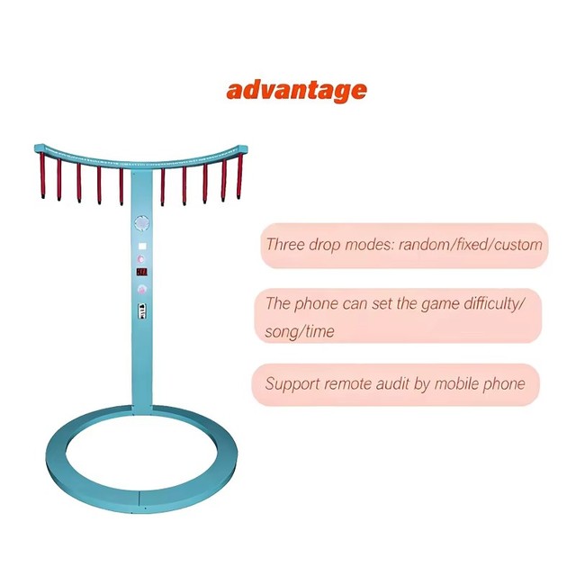 Riteng Eye Fast Hand Speed Catching Game Machine Coin-Operated Falling Sticks Toss Challenge Arcade