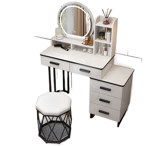 Hiện Đại Đơn Giản Sang Trọng Phòng Ngủ Bàn Trang Điểm Tích Hợp Lưu Trữ Tủ Cao Cấp Mới Internet Người Nổi Tiếng Trang Điểm Bảng Cho Bảng Điều Khiển - Product Image 5