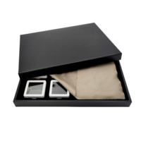 Lot de 12 boîtes de présentation pour pierres précieuses, avec plateau noir et fenêtre transparente, en plastique, pour le rangement de pierres en vrac et la collection de bijoux
