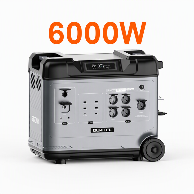 Max 10000W Dual Voltage 5000W Power Station Portable Solar Generator Expandable to 19.4kWh 4200W Input Solar Energy System
