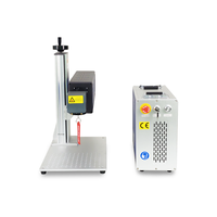 Machine de gravure laser pour le bois, machine de gravure laser CO2 pour le cuir, machine de gravure laser Galvo CO2 30W portable