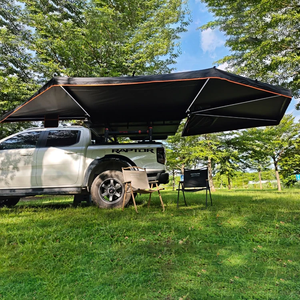 Abri de voiture autoportant en gros 2M 2.5M 270 °   Tente de camping latérale arrière imperméable pour voiture avec parois - Product Image 2