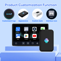 Carlinkit Tbox Lites 32GB Dual-WLAN Kabelgebunden zu Kabellos CarPlay-Adapter Android AI TV-Box für Car Play Apple Autos Dongle Netflix