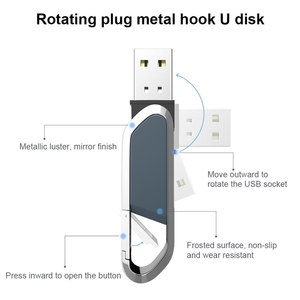 Clé USB Métallique Étanche 64 Go / 128 Go Personnalisable – <span class=keywords><strong>Offre</strong></span> Spéciale - Product Image 4