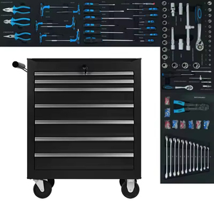 Armoire à outils <span class=keywords><strong>en</strong></span> métal robuste à 7 tiroirs, personnalisable <span class=keywords><strong>en</strong></span> OEM, directement de l'usine, pour usage <span class=keywords><strong>en</strong></span> <span class=keywords><strong>garage</strong></span> - Product Image 3