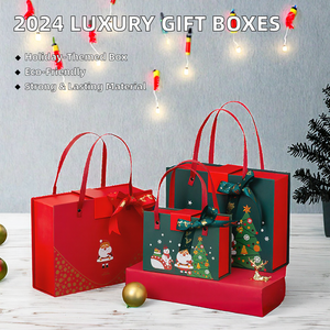2025 Роскошная Рождественская Подарочная коробка, оптовая продажа, жесткие коробки с бумагой с покрытием и матовым ламинированием для упаковки свечей - Product Image 2