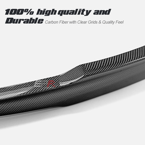 Lèvre avant de type D pour Civic EG 1992-1995 (compatible uniquement avec les modèles Hatchback) en fibre de carbone, installation facile - Product Image 5