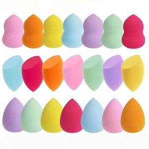 Éponge de maquillage douce sans latex de haute qualité, œufs de beauté multicolores personnalisés, éponge de beauté portable de taille voyage - Product Image 1